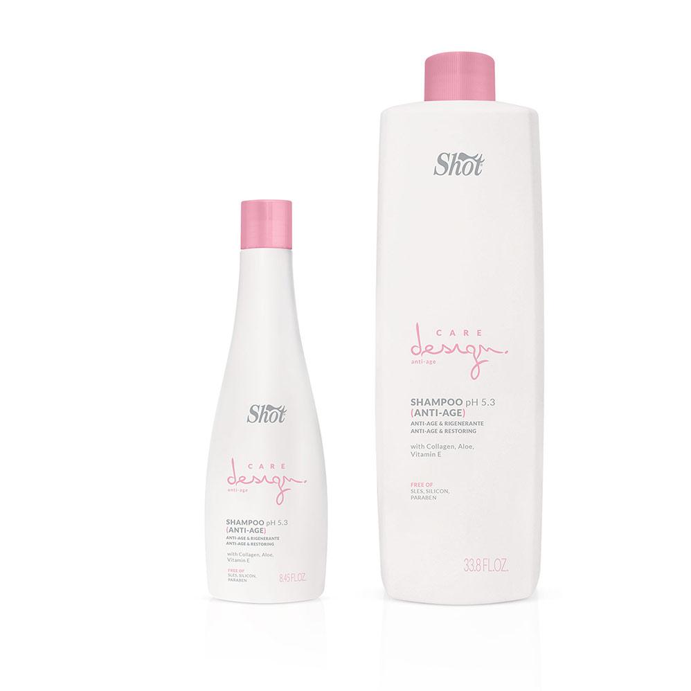 shampoo anti age care design trattante per capelli