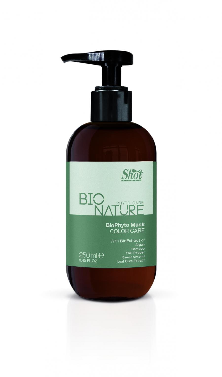 Bio Mask maschera nature bio nature linea naturale h2o shot mantenimento colore 