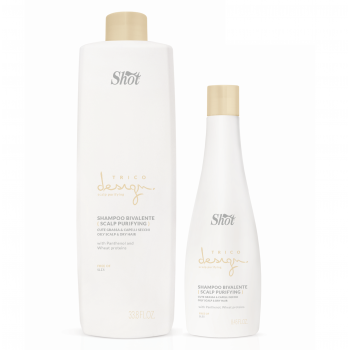 shampoo bivalente curativo scalp purifying cute fresh 1000 e 250 ml uso salone e vendita rivendita 